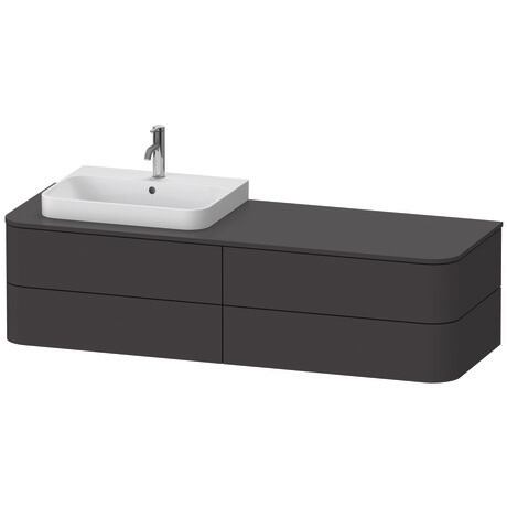 Mueble bajo lavabo para encimera, HP4973L8080 Grafito Supermate, Decoración