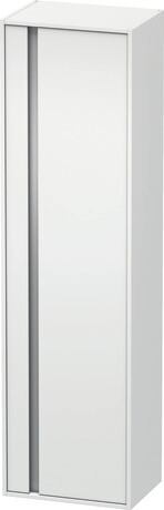高浴柜, KT1265R1818 铰链位置: 右, 白色 哑光, 饰面