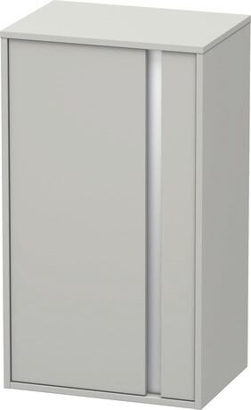 Semi-tall cabinet, KT1266L0707 Hinge position: Left, Concrete grey Matt, Decor