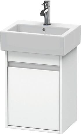 Vanity unit wall-mounted, KT6630L1818 White Matt, Decor