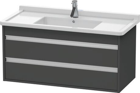 ארון אמבטיה תלוי על הקיר, KT664504949 גרפיט מאט, עיצוב