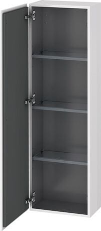 Semi-tall cabinet, LC1168L8585 Hinge position: Left, White High Gloss, Lacquer