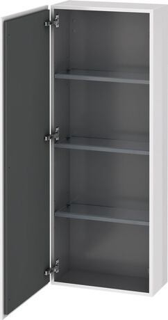 Semi-tall cabinet, LC1169L2222 Hinge position: Left, White High Gloss, Decor