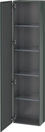 Tall cabinet, LC1170L3838 Hinge position: Left, Dolomite Gray High Gloss, Lacquer
