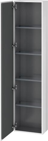 Tall cabinet, LC1170L8585 Hinge position: Left, White High Gloss, Lacquer