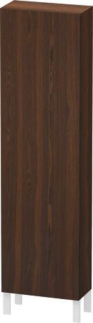 Tall cabinet, LC1171L6969 Hinge position: Left, Brushed walnut Matt, Real wood veneer