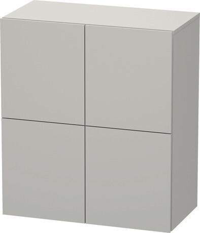 Semi-tall cabinet, LC117700707 Concrete grey Matt, Decor