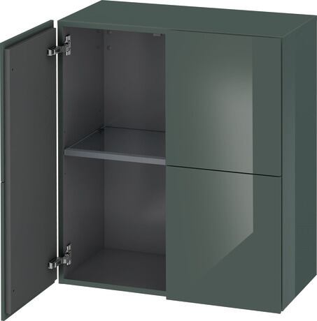 Semi-tall cabinet, LC117703838 Dolomite Gray High Gloss, Lacquer