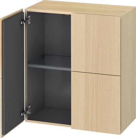 Semi-tall cabinet, LC117707171 Mediterranean oak Matt, Real wood veneer
