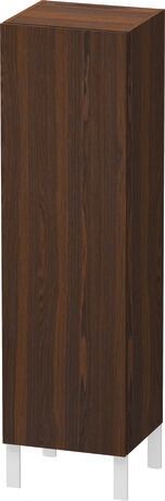 Semi-tall cabinet, LC1178L6969 Hinge position: Left, Brushed walnut Matt, Real wood veneer