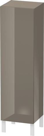 Semi-tall cabinet, LC1178L8989 Hinge position: Left, Flannel Grey High Gloss, Lacquer