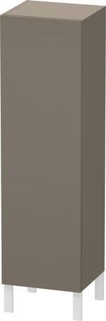 Semi-tall cabinet, LC1178L9090 Hinge position: Left, Flannel Grey Satin Matt, Lacquer
