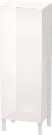 Semi-tall cabinet, LC1179L2222 Hinge position: Left, White High Gloss, Decor