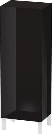 Semi-tall cabinet, LC1179L4040 Hinge position: Left, Black High Gloss, Lacquer