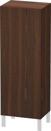 Semi-tall cabinet, LC1179L6969 Hinge position: Left, Brushed walnut Matt, Real wood veneer