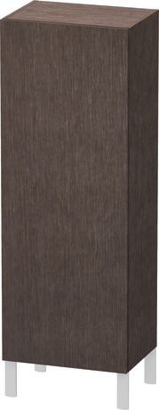 Semi-tall cabinet, LC1179L7272 Hinge position: Left, Brushed dark oak Matt, Real wood veneer
