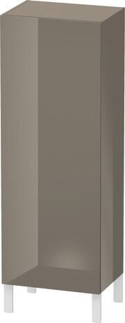Semi-tall cabinet, LC1179L8989 Hinge position: Left, Flannel Grey High Gloss, Lacquer