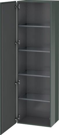 Tall cabinet, LC1181L3838 Hinge position: Left, Dolomite Gray High Gloss, Lacquer