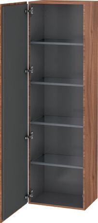 Linen Cabinet, LC1181L7979 Hinge position: Left, Walnut Matte, Decor