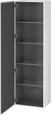 Tall cabinet, LC1181L8585 Hinge position: Left, White High Gloss, Lacquer