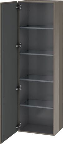 Tall cabinet, LC1181L8989 Hinge position: Left, Flannel Grey High Gloss, Lacquer