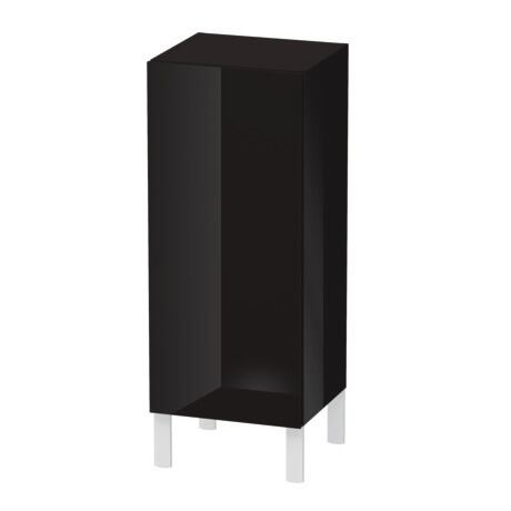 Semi-tall cabinet Individual, LC1189R4040 Hinge position: Right, Black High Gloss, Lacquer