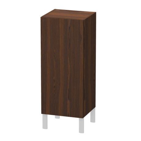 Semi-tall cabinet Individual, LC1189R6969 Hinge position: Right, Brushed walnut Matt, Real wood veneer