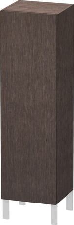 Semi-tall cabinet Individual, LC1190L7272 Hinge position: Left, Brushed dark oak Matt, Real wood veneer