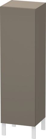 Semi-tall cabinet Individual, LC1190L9090 Hinge position: Left, Flannel Grey Satin Matt, Lacquer