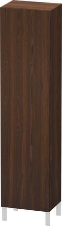 Tall cabinet Individual, LC1191L6969 Hinge position: Left, Brushed walnut Matt, Real wood veneer