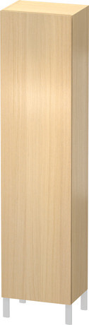 Armario alto configurable, LC1191R7171 Posición de la bisagra: derecha, Roble mediterráneo Mate, Chapa de madera auténtica