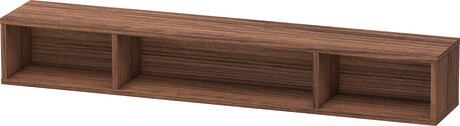 搁板元件, LC120002121 深胡桃木色, 高密度三层纤维板