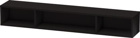 Shelf element, LC120004040 Black, Highly compressed MDF panel