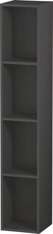 Shelf element, LC120504949 Graphite, Highly compressed three-layer chipboard