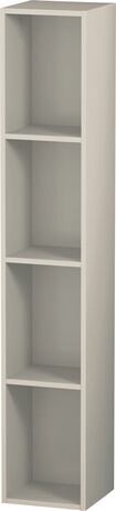 Shelf element, LC120509191 taupe, Highly compressed three-layer chipboard