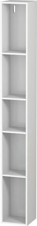 Shelf element, LC120601818 White, Highly compressed three-layer chipboard