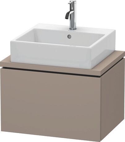 Meuble sous lavabo suspendu pour plan de toilette, LC580004343 Basalte mat, Décor