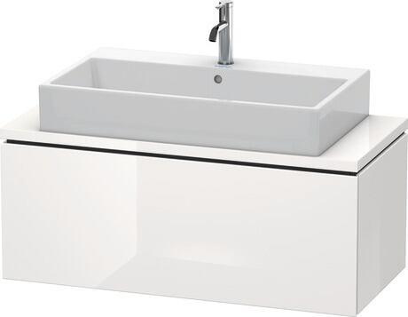 Console vanity unit wall-mounted, LC580408585 White High Gloss, Lacquer