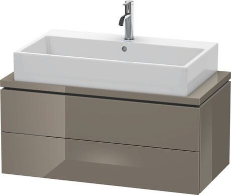 Mueble bajo lavabo para encimera, LC580808989 Franela gris Brillante, Lacado