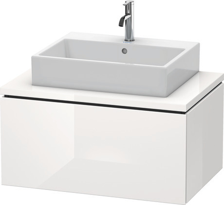 Mueble bajo lavabo para encimera, LC581208585 Blanco Brillante, Lacado