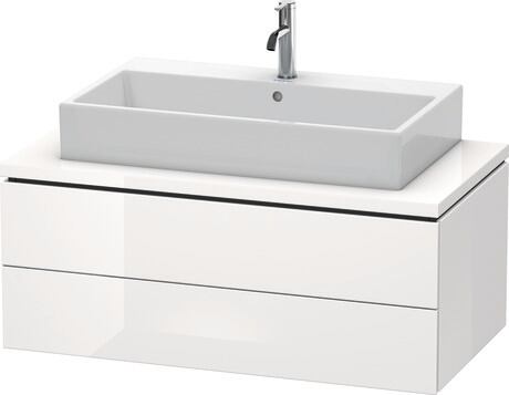 Mueble bajo lavabo para encimera, LC581902222 Blanco Brillante, Decoración