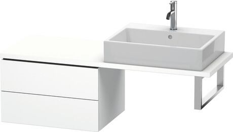 Meuble bas pour plan de toilette, LC582801818 Blanc mat, Décor