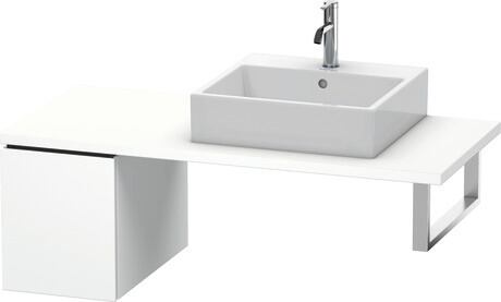 Meuble bas pour plan de toilette, LC583001818 Blanc mat, Décor