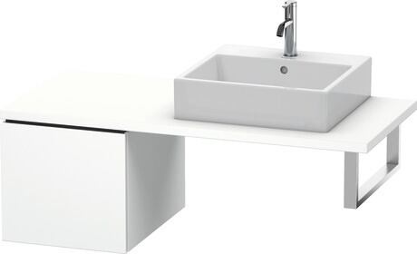 台面配套的矮浴柜, LC583101818 白色 哑光, 饰面