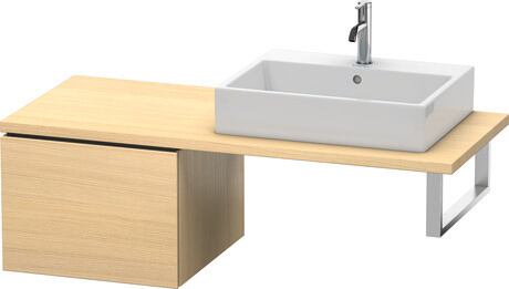 Low cabinet for console, LC583207171 Mediterranean oak Matt, Real wood veneer
