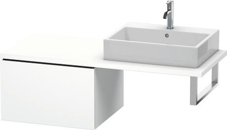 Meuble bas pour plan de toilette, LC583301818 Blanc mat, Décor