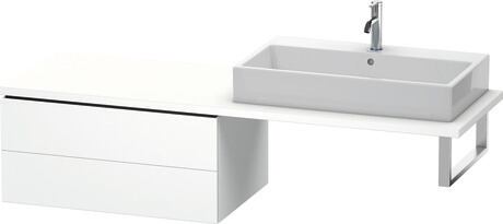 台面配套的矮浴柜, LC583901818 白色 哑光, 饰面