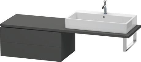 台面配套的矮浴柜, LC583904949 石墨黑色 哑光, 饰面