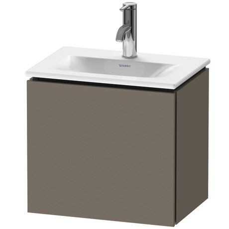 Vanity unit wall-mounted, LC6133L9090 Flannel Grey Satin Matt, Lacquer