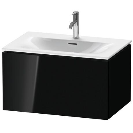 Vanity unit wall-mounted, LC613604040 Black High Gloss, Lacquer